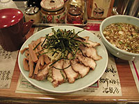 航海屋のチャーシューつけ麺