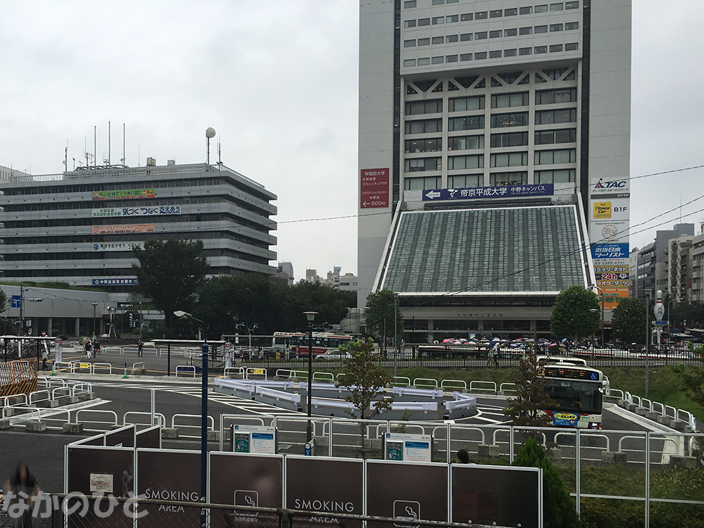 中野駅北口に、新たなロータリー