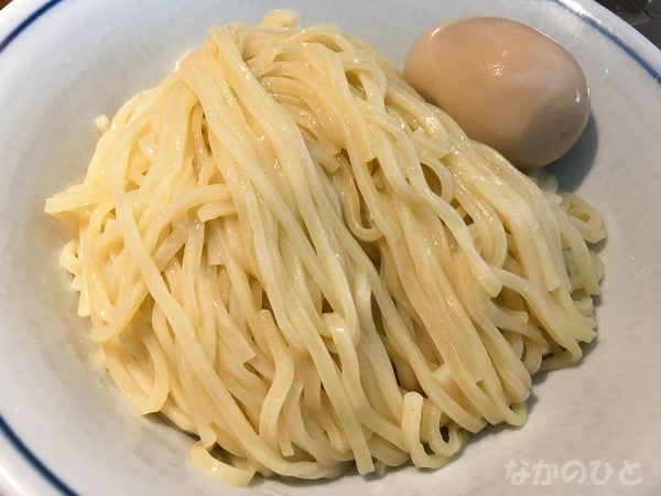 肉煮干し中華そば さいころ 中野本店の味玉つけ麺