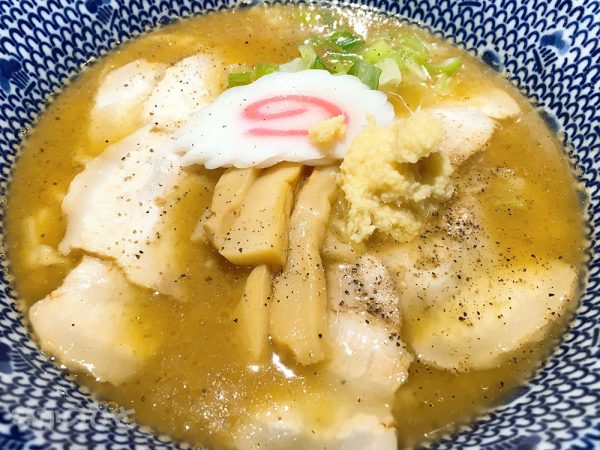 東京煮干屋本舗中野駅前店で生姜醤油らーめん