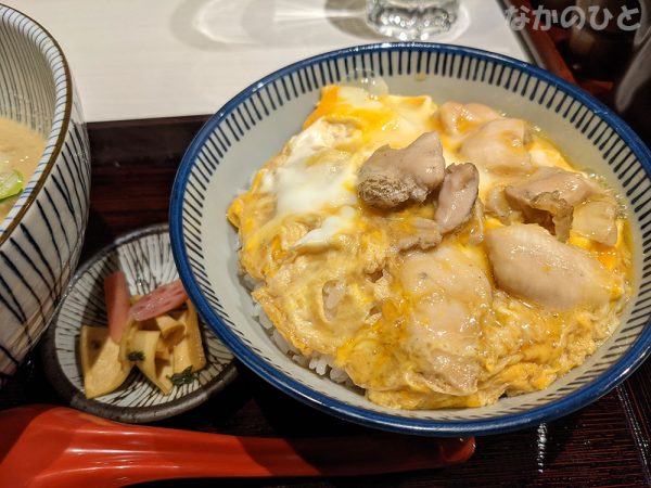 半熟とろとろ親子丼ハーフ