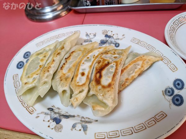 中華料理藤華の餃子