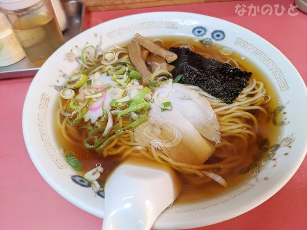 中華料理藤華のラーメン