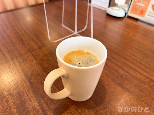 ロイヤルホストのコーヒー