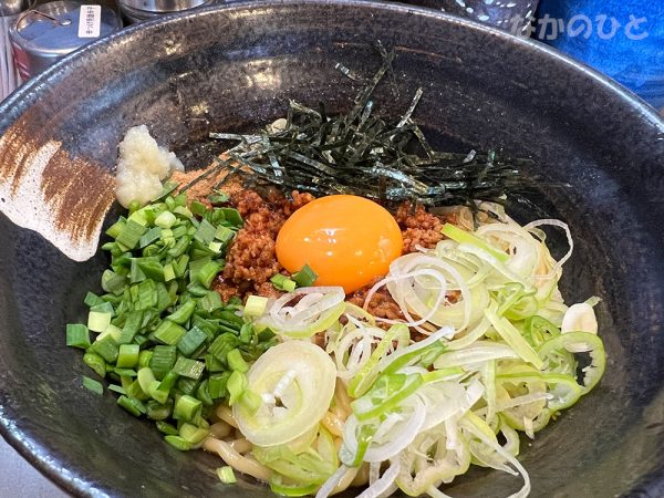 麺彩房の台湾まぜそば