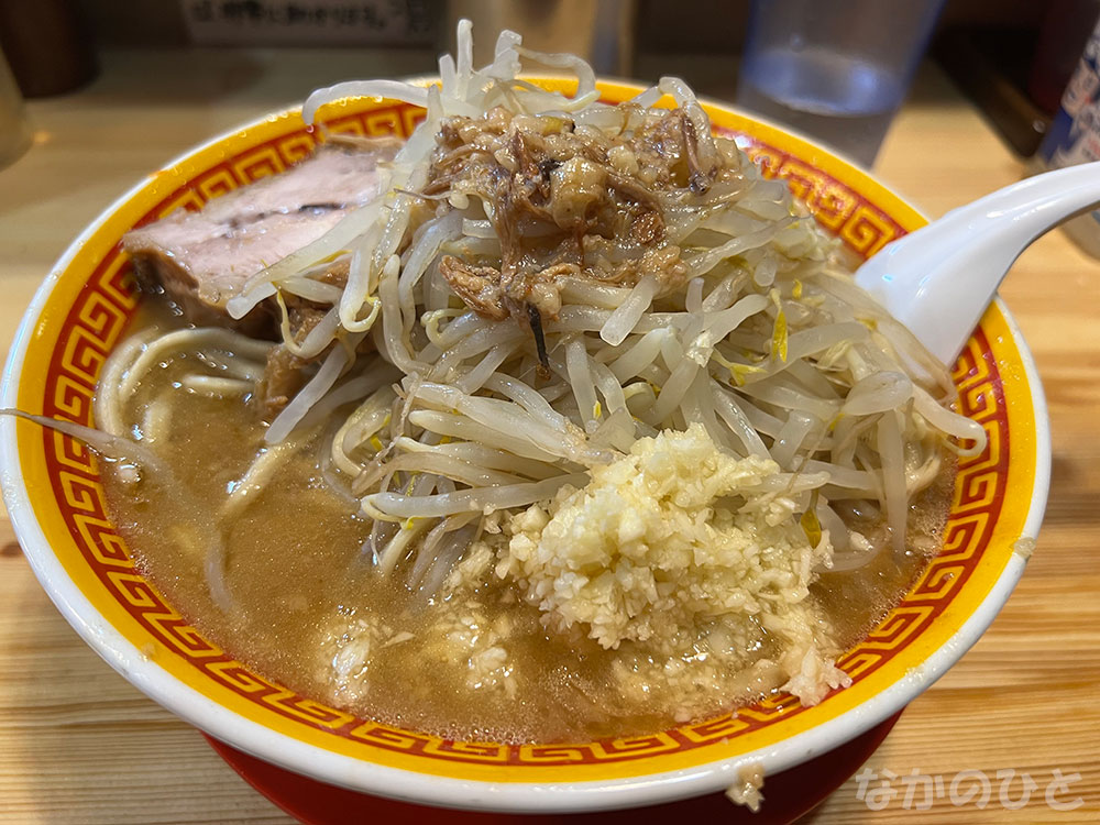 えどもんど中野のラーメン（豚1枚）