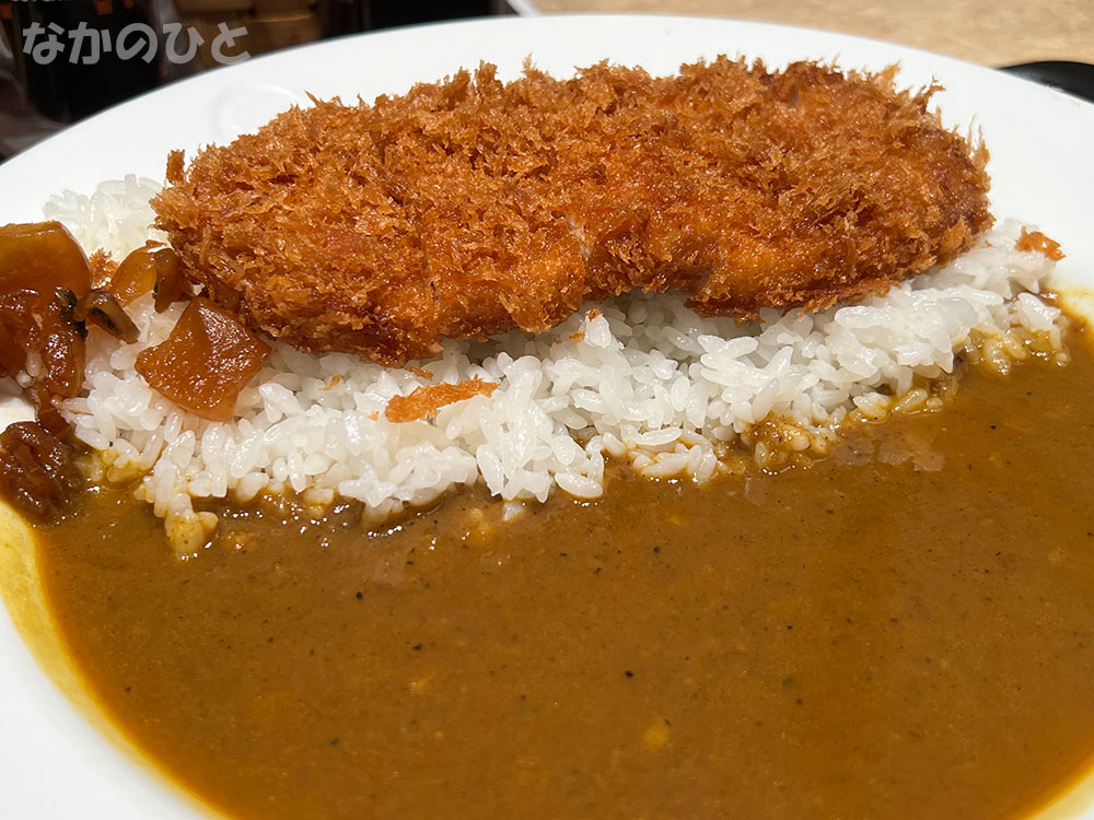 松のや中野店のロースカツカレー