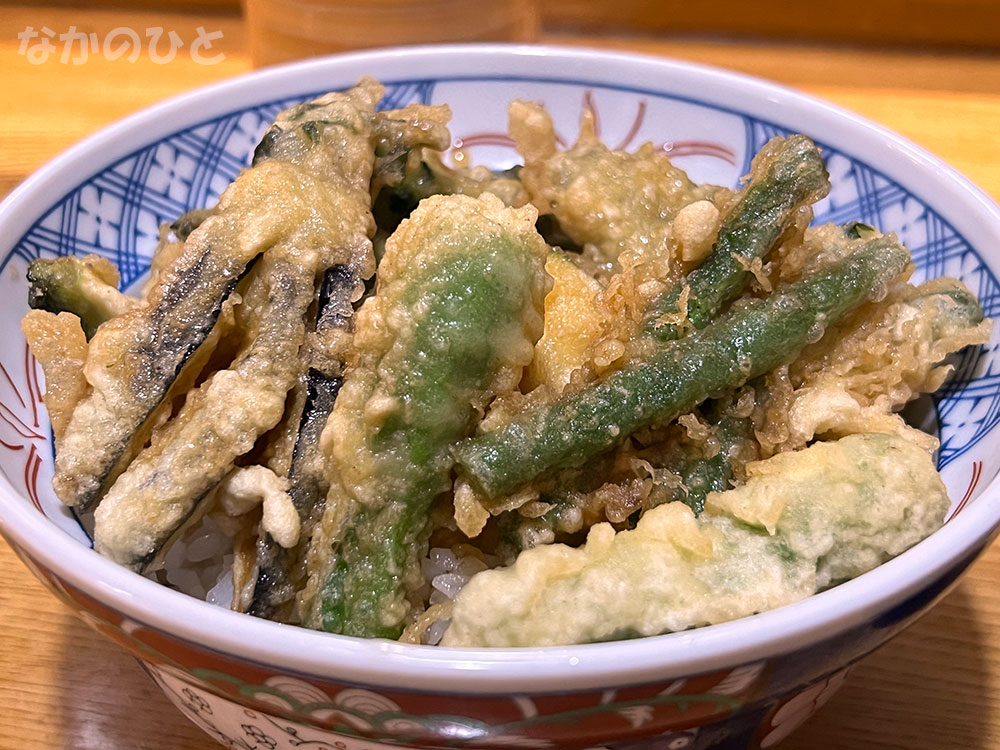 野菜の天丼