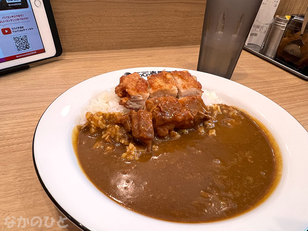 カレーハウスCoCo壱番屋中野駅南口店のパリパリチキンカレー