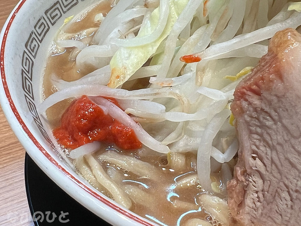 ラーメン豚山中野店のアレ