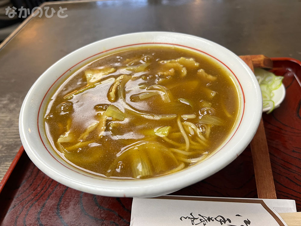 中野満るゐのカレーそば